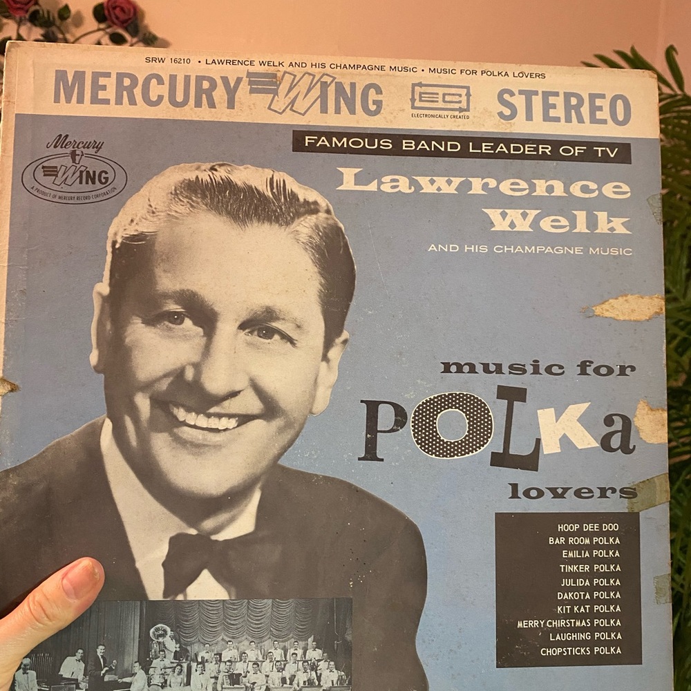 Vintage Vinyl LP Record Lawrence Welk Polka
